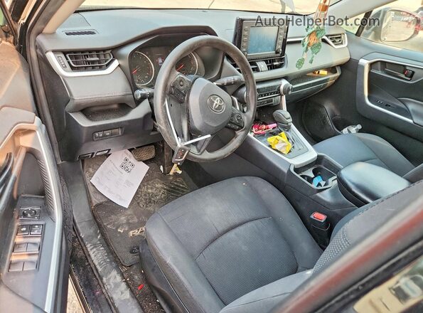 2T3H1RFV8KW051638 2019 TOYOTA RAV4 Black წინა პანელის ხედი