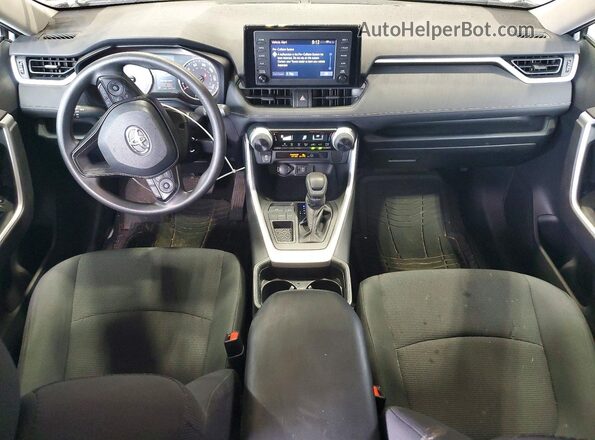2T3H1RFV8KW053972 2019 TOYOTA RAV4 Silver Dashboard view