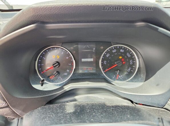 2T3H1RFV8MC097846 2021 TOYOTA RAV4 Silver Widok zestawu wskaźników