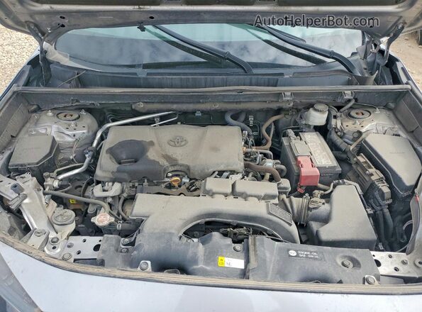 2T3H1RFV8MC111485 2021 TOYOTA RAV4 Silver Вид задньої частини салону