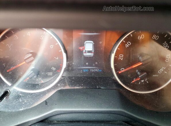 2T3H1RFV8MC152411 2021 TOYOTA RAV4 White Вид щитка приладів