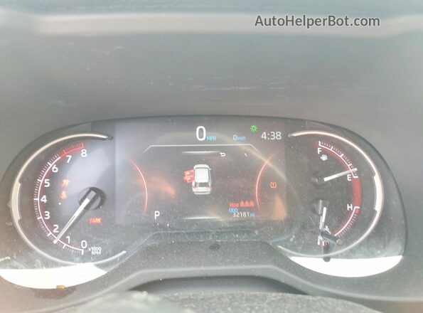 2T3H1RFV8RW335877 2024 TOYOTA RAV4 White Вид щитка приладів