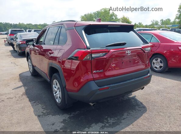 2T3H1RFV9KW033424 2019 TOYOTA RAV4 Red Հետևի ձախ