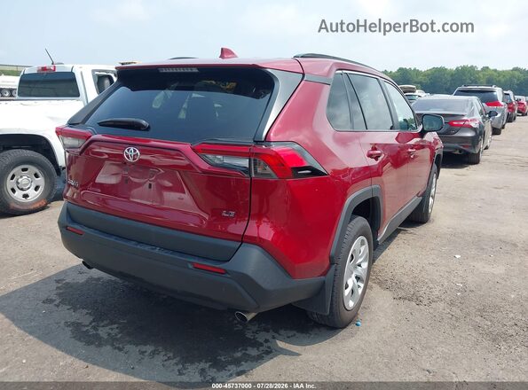 2T3H1RFV9KW033424 2019 TOYOTA RAV4 Red Հետևի աջ