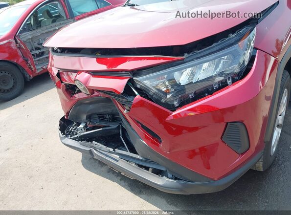 2T3H1RFV9KW033424 2019 TOYOTA RAV4 Red Դիմացի տեսք