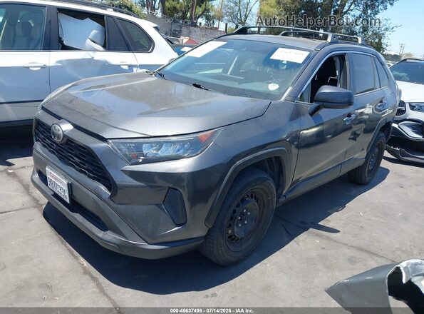 2T3H1RFV9KW041667 2019 TOYOTA RAV4 Gray Vista tres cuartos delantera izquierda