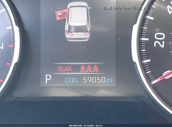 2T3H1RFV9KW041667 2019 TOYOTA RAV4 Gray Vista de los asientos traseros
