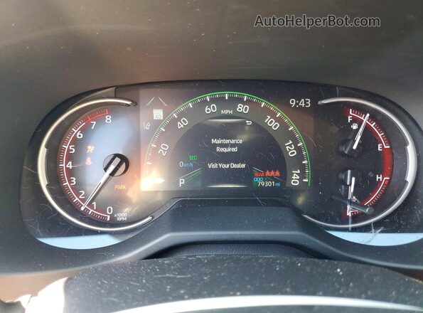 2T3H1RFV9RC276260 2024 TOYOTA RAV4 Gray Вид щитка приладів