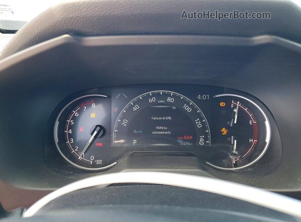 2T3H1RFV9SC348743 2025 TOYOTA RAV4 Белый Вид щитка приборов