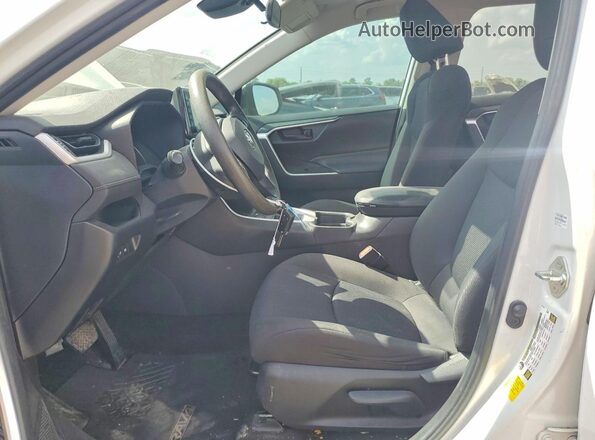 2T3H1RFVXKC025673 2019 TOYOTA RAV4 White Вид салону спереду