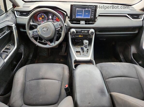 2T3H1RFVXKC029965 2019 TOYOTA RAV4 Red Vista del salpicadero