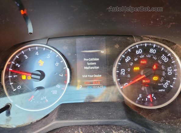2T3H1RFVXKC029965 2019 TOYOTA RAV4 Red Vista del cuadro de instrumentos