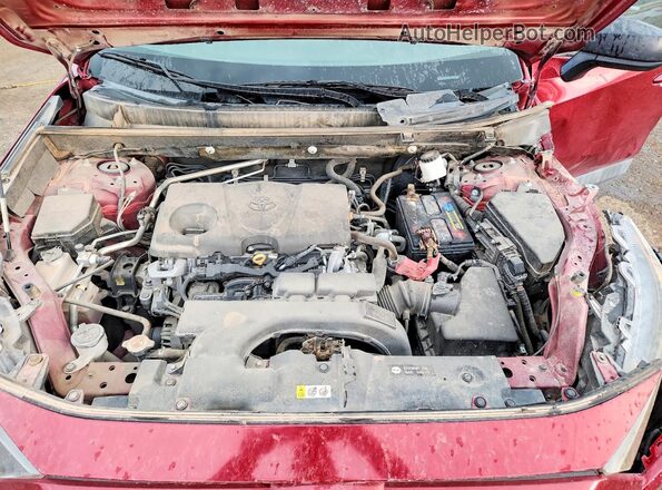 2T3H1RFVXKC029965 2019 TOYOTA RAV4 Red Vista interior trasera