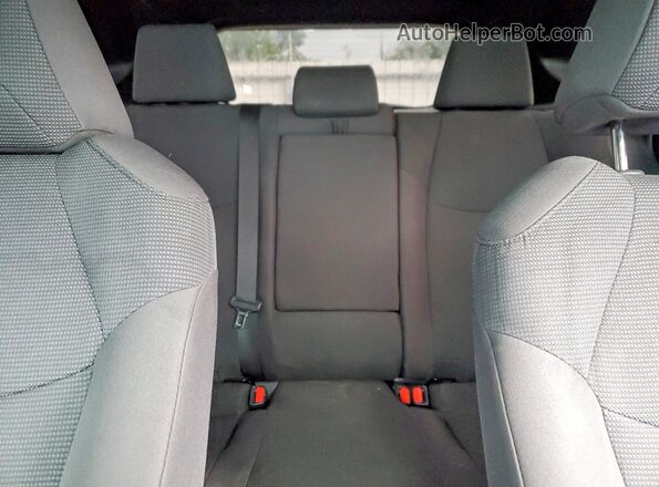 2T3H1RFVXKW019208 2019 TOYOTA RAV4 White უკანა სავარძლების ხედი