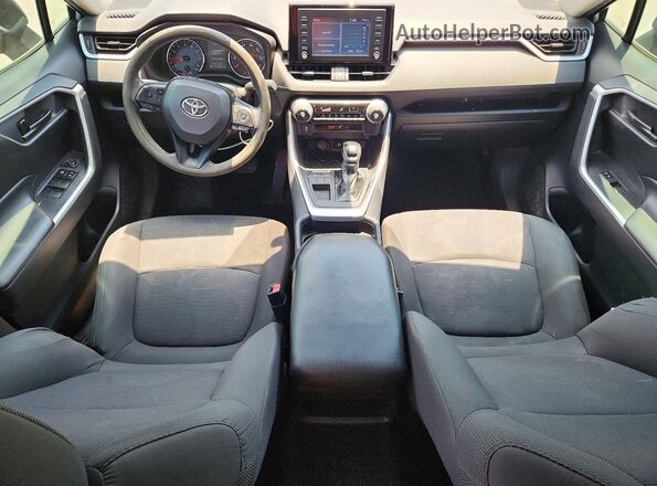 2T3H1RFVXKW021332 2019 TOYOTA RAV4 Silver წინა პანელის ხედი