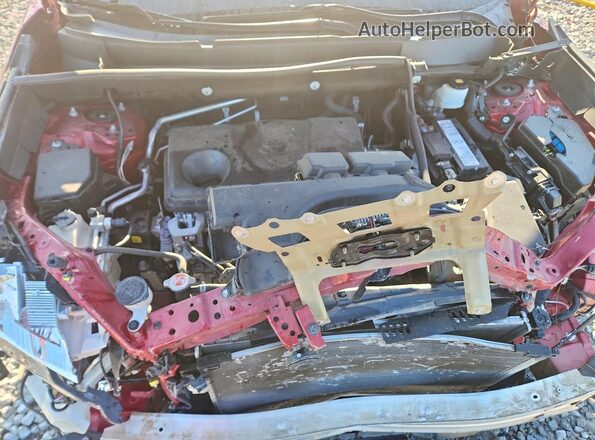 2T3H1RFVXKW042052 2019 TOYOTA RAV4 Red Engine compartment view