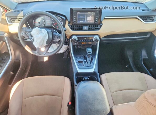 2T3H1RFVXKW042052 2019 TOYOTA RAV4 Red Dashboard view
