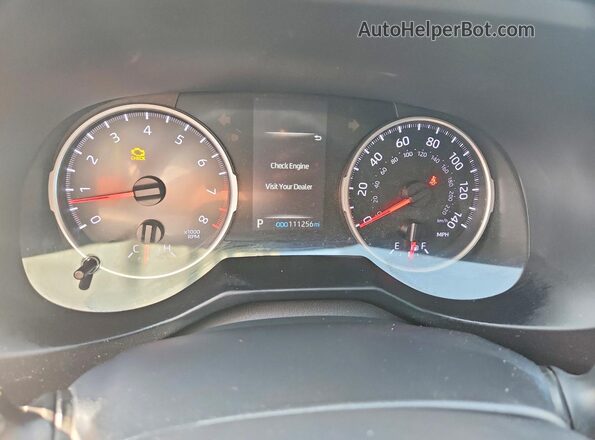 2T3H1RFVXLC037730 2020 TOYOTA RAV4 White Widok zestawu wskaźników