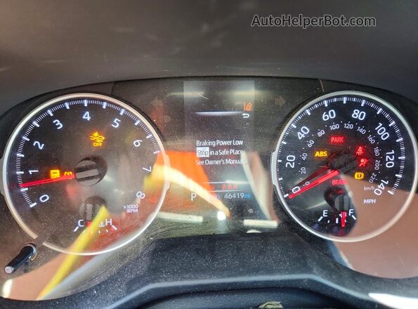 2T3H1RFVXLW101781 2020 TOYOTA RAV4 Серый Вид щитка приборов