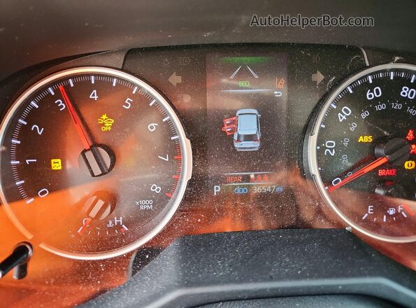 2T3H1RFVXLW102039 2020 TOYOTA RAV4 White Вид щитка приладів