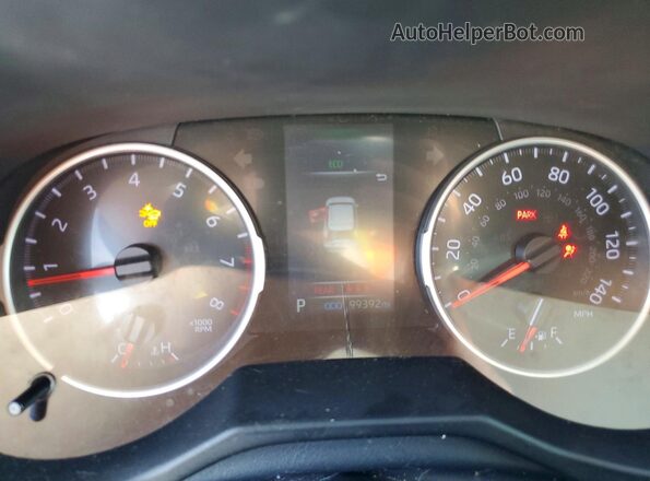 2T3H1RFVXMC146593 2021 TOYOTA RAV4 Silver Вид щитка приладів