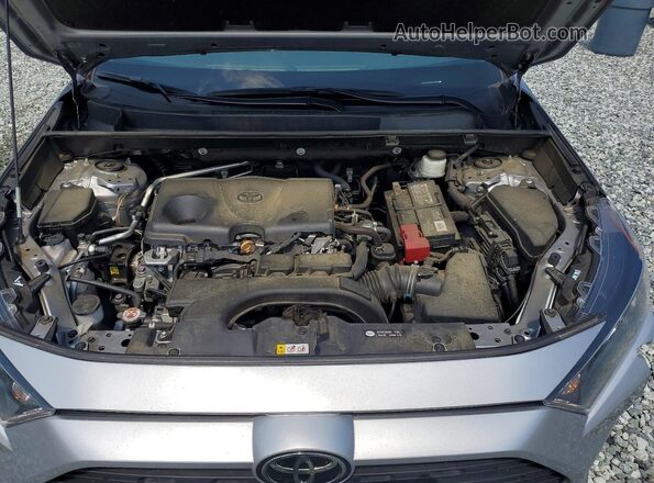 2T3H1RFVXMC146593 2021 TOYOTA RAV4 Silver Вид підкапотного простору