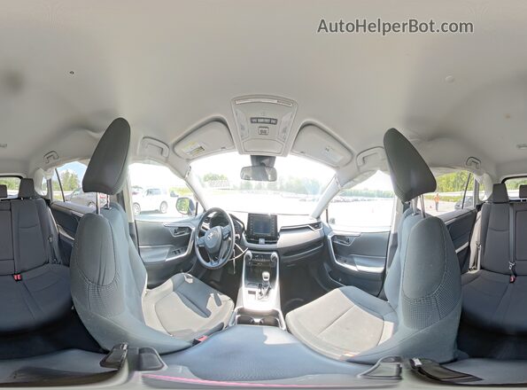 2T3H1RFVXMC146593 2021 TOYOTA RAV4 Silver Панорамний вид салону 360°