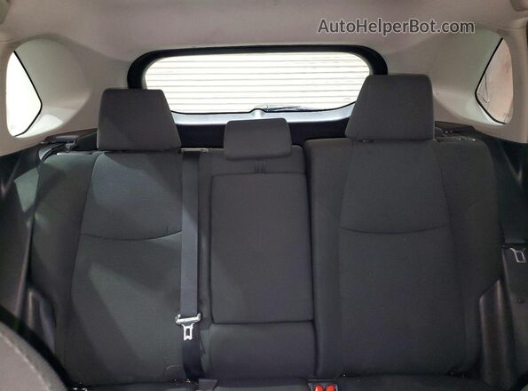 2T3H1RFVXMW151520 2021 TOYOTA RAV4 Black უკანა სავარძლების ხედი