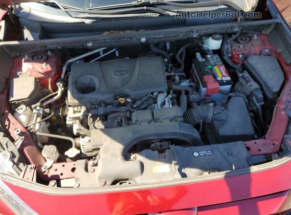 2T3H1RFVXMW177972 2021 TOYOTA RAV4 Red უკანა სალონის ხედი