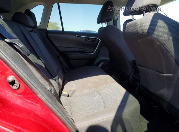 2T3H1RFVXMW177972 2021 TOYOTA RAV4 Red უკანა სავარძლების ხედი