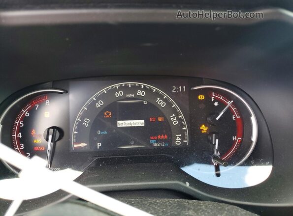 2T3H1RFVXPW270737 2023 TOYOTA RAV4 Черный Вид щитка приборов