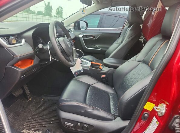 2T3J1RFV0KW023138 2019 TOYOTA RAV4 Burgundy Front interior view