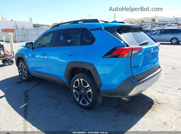 2T3J1RFV0KW038707 2019 TOYOTA RAV4 Blue უკანა მარცხენა