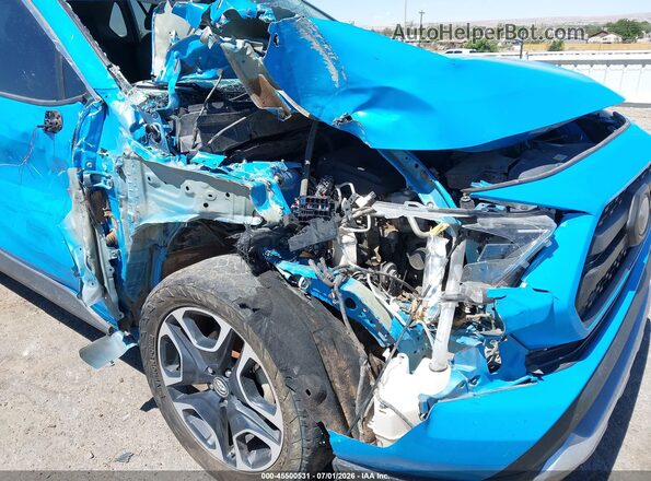 2T3J1RFV0KW038707 2019 TOYOTA RAV4 Blue წინა ხედი