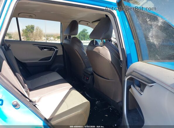 2T3J1RFV0KW038707 2019 TOYOTA RAV4 Blue VIN კოდის სტიკერის ხედი