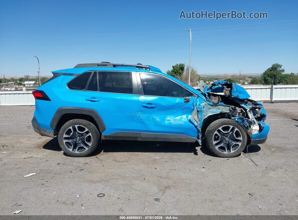 2T3J1RFV0KW038707 2019 TOYOTA RAV4 Blue უკანა სალონის ხედი