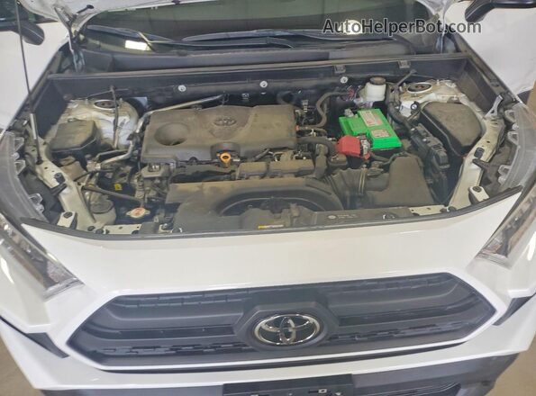 2T3J1RFV1LC087417 2020 TOYOTA RAV4 White ძრავის განყოფილების ხედი