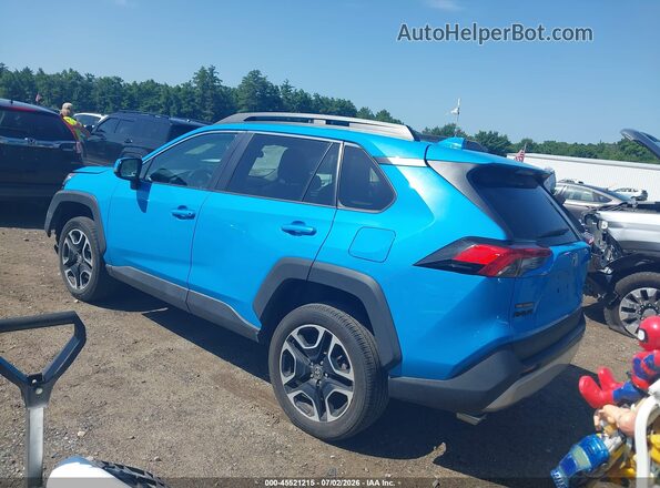 2T3J1RFV2MW210772 2021 TOYOTA RAV4 Blue Rear left
