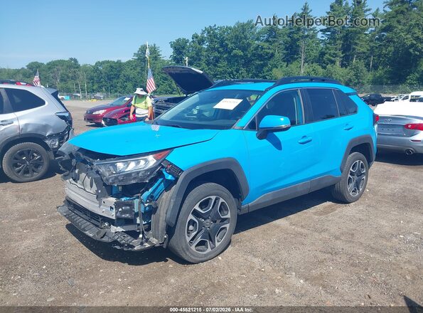 2T3J1RFV2MW210772 2021 TOYOTA RAV4 Blue Front left