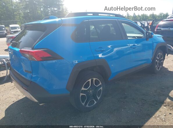2T3J1RFV2MW210772 2021 TOYOTA RAV4 Blue Rear right