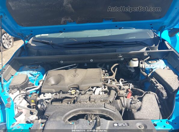 2T3J1RFV2MW210772 2021 TOYOTA RAV4 Blue Rear view
