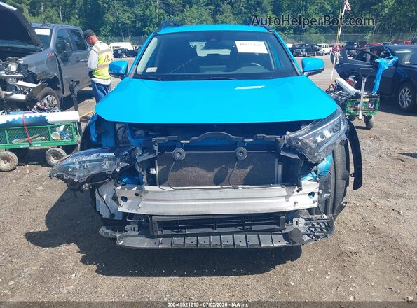 2T3J1RFV2MW210772 2021 TOYOTA RAV4 Blue Instrument cluster view