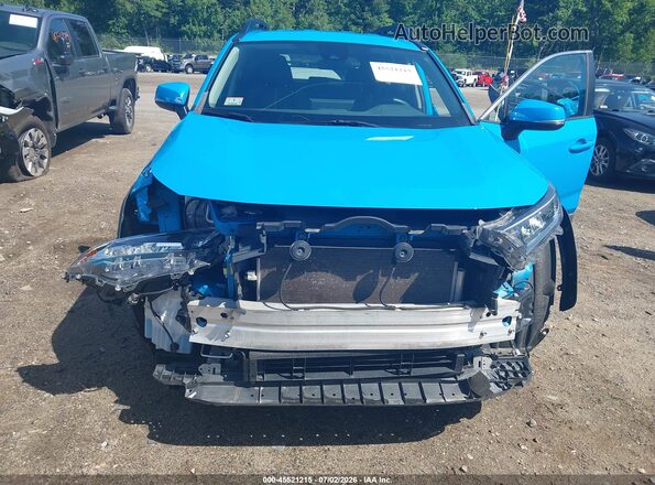 2T3J1RFV2MW210772 2021 TOYOTA RAV4 Blue Front view
