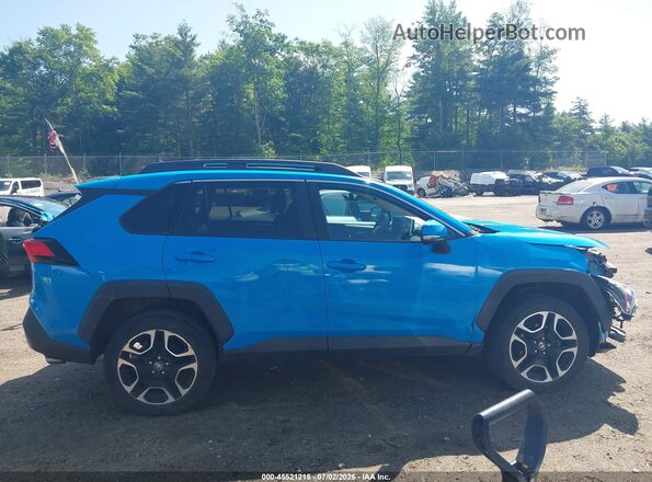 2T3J1RFV2MW210772 2021 TOYOTA RAV4 Blue Rear interior view