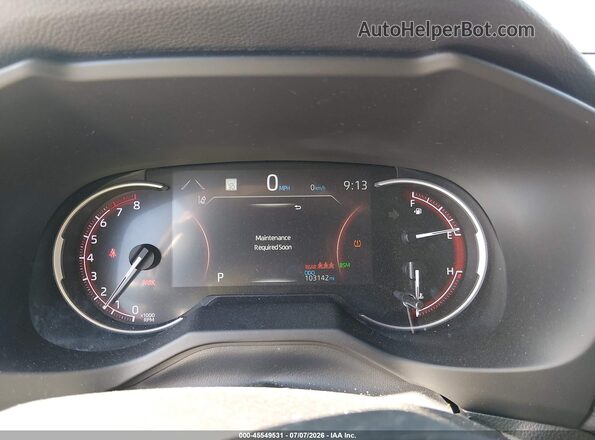 2T3J1RFV2MW241200 2021 TOYOTA RAV4 Red Widok tylnych siedzeń