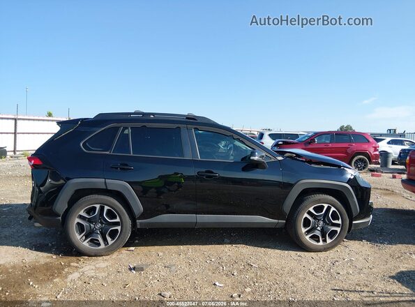 2T3J1RFV3KW006155 2019 TOYOTA RAV4 Black Widok wnętrza z tyłu