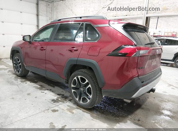 2T3J1RFV4KW034546 2019 TOYOTA RAV4 Red Tył lewy