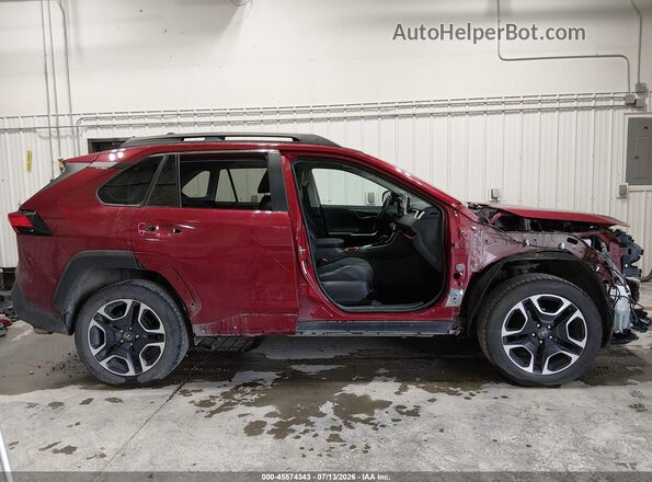 2T3J1RFV4KW034546 2019 TOYOTA RAV4 Red Widok wnętrza z tyłu