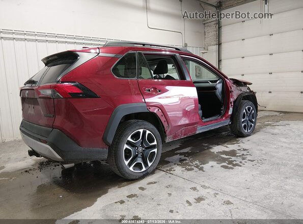 2T3J1RFV4KW034546 2019 TOYOTA RAV4 Red Tył prawy