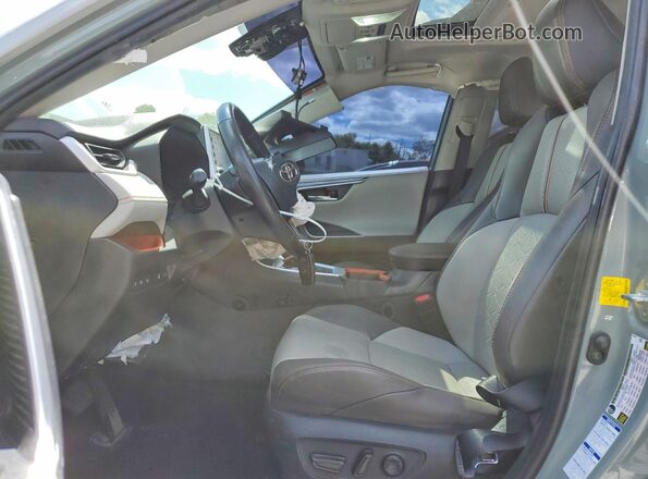 2T3J1RFV9KC044183 2019 TOYOTA RAV4 Зеленый Вид салона спереди
